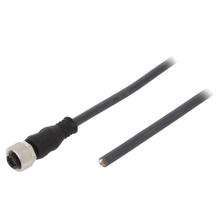 Cablu Conectare M12 5 Pini Drept 10m 125VAC 4A PUR | Electronic-mag.ro | Componente Electronice