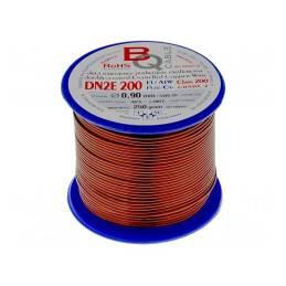 Sârmă dublu emailată 0,9mm 0,25kg Cu 65-200°C | Electronic-mag.ro | Componente Electronice