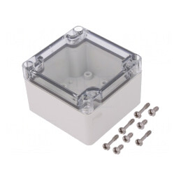 Carcasă universală gri 80x82x55mm IK08 | Electronic-mag.ro | Componente Electronice