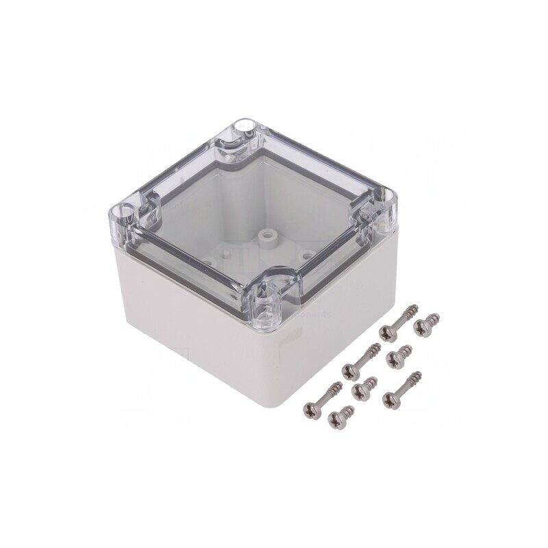 Carcasă universală gri 80x82x55mm IK08 | Electronic-mag.ro | Componente Electronice