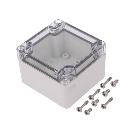 Carcasă universală gri 80x82x55mm IK08 | Electronic-mag.ro | Componente Electronice