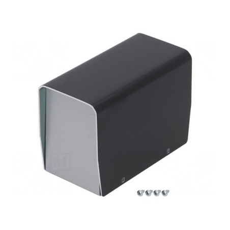Carcasă aluminiu argint 61x118x84mm | Electronic-mag.ro | Componente Electronice