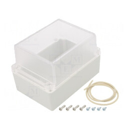 Carcasă Universală Policarbonat Ritec 85x125x85mm | Electronic-mag.ro | Componente Electronice