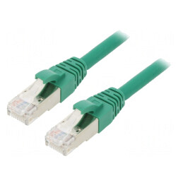 Patch Cord Ethernet Cat.6a Verde LSZH | Electronic-mag.ro | Componente Electronice