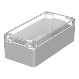 Carcasă universală 80x160x55mm gri deschis EUROMAS | Electronic-mag.ro | Componente Electronice