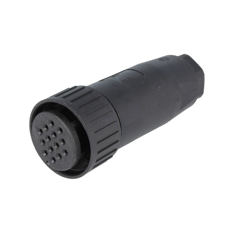 Mufă Circulară IP67 14 Pini Argintată | Electronic-mag.ro | Componente Electronice