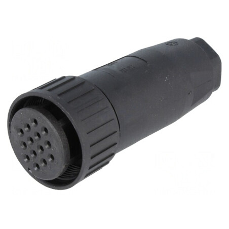Mufă Circulară IP67 14 Pini Argintată | Electronic-mag.ro | Componente Electronice