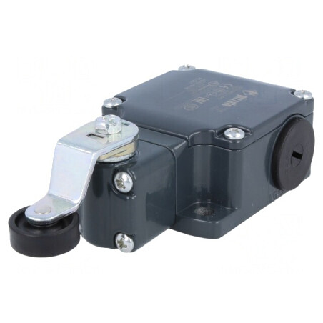 Limitator cursă manetă 40mm cu rolă plastic 20mm 10A FL 551 | Electronic-mag.ro | Componente Electronice