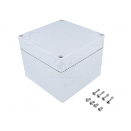 Carcasă Universală ABS Gri 120x122x95mm EURONORD | Electronic-mag.ro | Componente Electronice