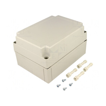 Carcasă universală gri IK07 ABS 130x180x100mm | Electronic-mag.ro | Componente Electronice