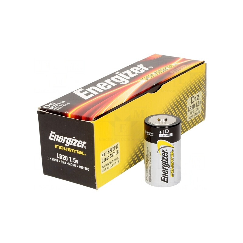 Baterie Alcalină 1,5V D Industrial - Pachet 12 Bucăți | Electronic-mag.ro | Componente Electronice Baterie Alcalină 1,5V D Industrial - Pachet 12 Bucăți | Electronic-mag.ro | Componente Electronice