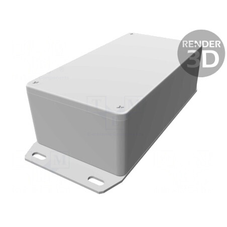 Carcasă Universală cu Lame de Fixare 66x121x39mm | Electronic-mag.ro | Componente Electronice