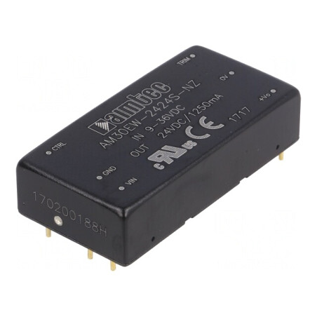 Convertor DC/DC 30W 9-36V la 24V 1.25A | Electronic-mag.ro | Componente Electronice