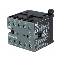 Contactor 3P 6A 220-240VAC NC 3 Aux | Electronic-mag.ro | Componente Electronice