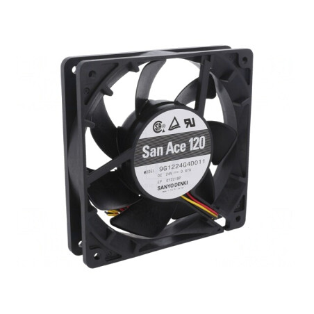 Ventilator axial 24V 120x120mm 220m3/h | Electronic-mag.ro | Componente Electronice