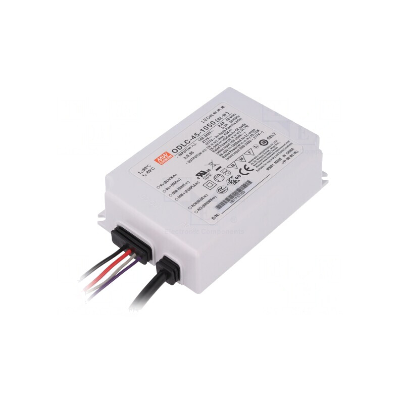 Alimentator LED 45W 26-43VDC 1050mA | Electronic-mag.ro | Componente Electronice Alimentator LED 45W 26-43VDC 1050mA | Electronic-mag.ro | Componente Electronice