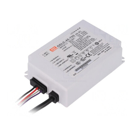 Alimentator LED 45W 38-64V 700mA IP67 | Electronic-mag.ro | Componente Electronice