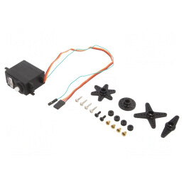 Servomotor Analogic Standard 180° Plastic 4.8-6VDC FEETECH FS5106B-FB | Electronic-mag.ro | Componente Electronice