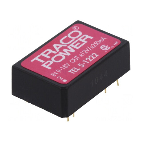 Convertor DC/DC 5W 9-18V la 12V/-12V DIP24 | Electronic-mag.ro | Componente Electronice