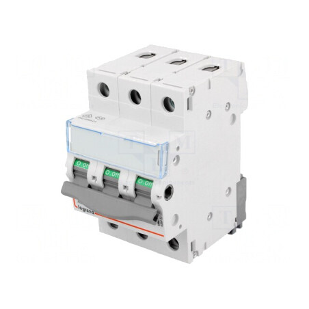 Întrerupător Separator Poli 3 Șină DIN 63A 400V | Electronic-mag.ro | Componente Electronice