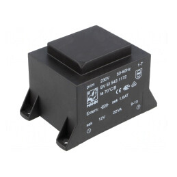 Transformator Încapsulat 22VA 230V 12V PCB | Electronic-mag.ro | Componente Electronice