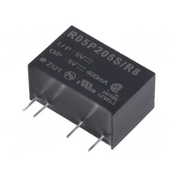 Convertor DC/DC 2W 5V 400mA SIP7 | Electronic-mag.ro | Componente Electronice