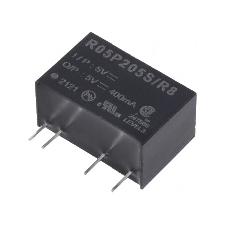 Convertor DC/DC 2W 5V 400mA SIP7 | Electronic-mag.ro | Componente Electronice