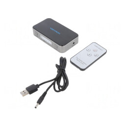 Switch HDMI HDCP 1.2/1.4 Negru/Gri | Electronic-mag.ro | Componente Electronice