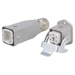 Conector HDC Tată Mamă 5+4 PIN PE A3 Drept | Electronic-mag.ro | Componente Electronice