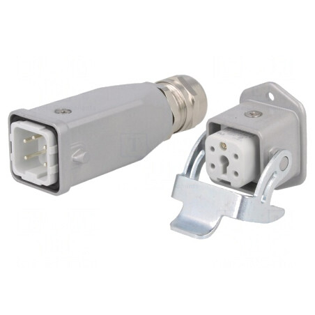 Conector HDC Tată Mamă 5+4 PIN PE A3 Drept | Electronic-mag.ro | Componente Electronice