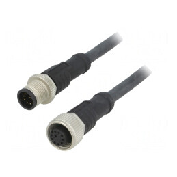 Cablu senzori automatizări M12-M12 1m