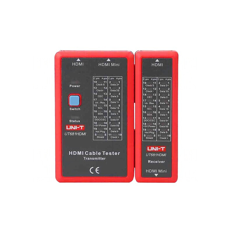 Tester Cabluri LAN LED HDMI și mini HDMI UT681HDMI | Electronic-mag.ro | Componente Electronice