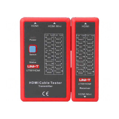 Tester Cabluri LAN LED HDMI și mini HDMI UT681HDMI | Electronic-mag.ro | Componente Electronice
