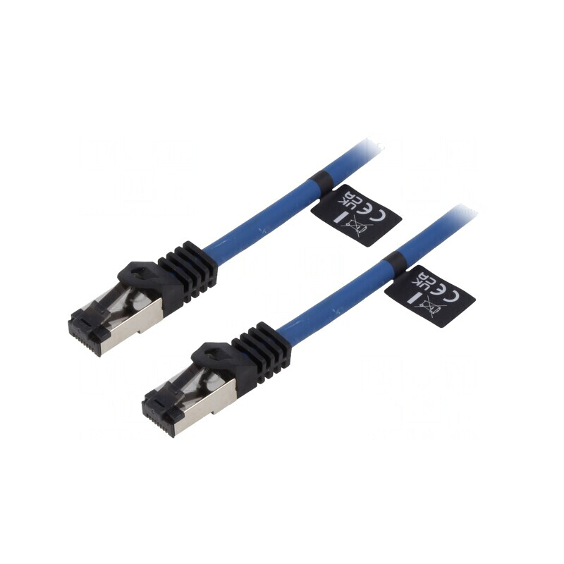 Patch Cord Cat 8.1 S/FTP LSZH Albastru 20m | Electronic-mag.ro | Componente Electronice