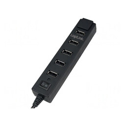 Hub USB 2.0 cu 7 Porturi 480Mbps | Electronic-mag.ro | Componente Electronice