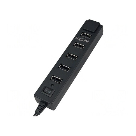 Hub USB 2.0 cu 7 Porturi 480Mbps | Electronic-mag.ro | Componente Electronice