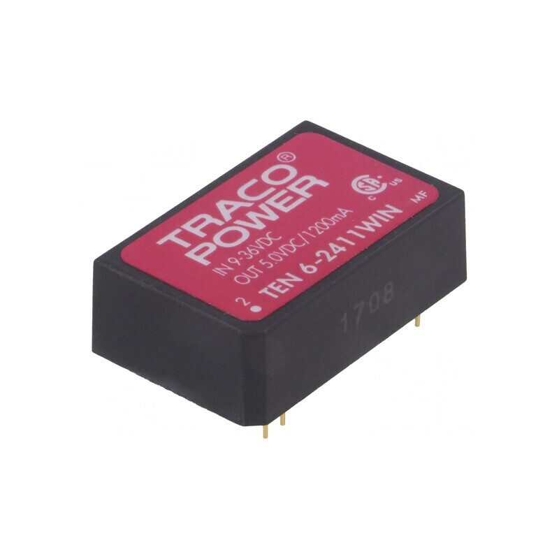 Convertor DC/DC 6W 9-36V la 5V 1200mA DIP24 | Electronic-mag.ro | Componente Electronice