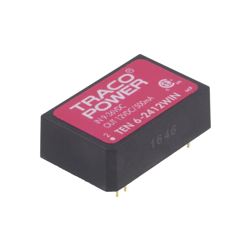 Convertor DC/DC 6W 12V 500mA DIP24 | Electronic-mag.ro | Componente Electronice Convertor DC/DC 6W 12V 500mA DIP24 | Electronic-mag.ro | Componente Electronice