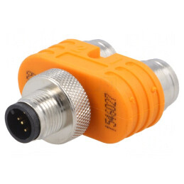 Adaptor T M12 Tată-Mamă CANopen | Electronic-mag.ro | Componente Electronice