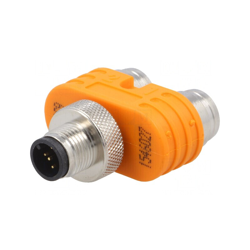 Adaptor T M12 Tată-Mamă CANopen | Electronic-mag.ro | Componente Electronice