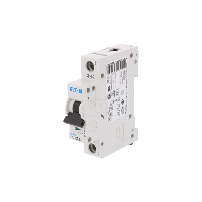 Întrerupător Supracurent 0,5A 1P 15kA 230/400V | Electronic-mag.ro | Componente Electronice