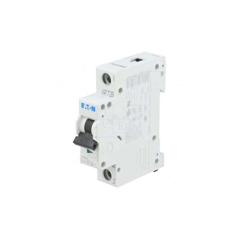 Întrerupător Supracurent 230/400VAC 1,6A 1P 15kA FAZ-C1,6/1 | Electronic-mag.ro | Componente Electronice