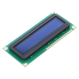 Afişaj OLED alfanumeric 16x2 galben 80x36x6,4mm | Electronic-mag.ro | Componente Electronice