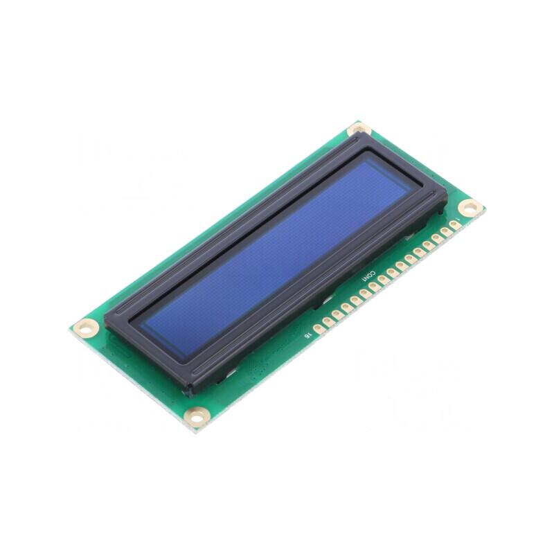 Afişaj OLED alfanumeric 16x2 galben 80x36x6,4mm | Electronic-mag.ro | Componente Electronice