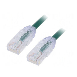 Patch Cord UTP Cat6a Verde 5m 28AWG | Electronic-mag.ro | Componente Electronice