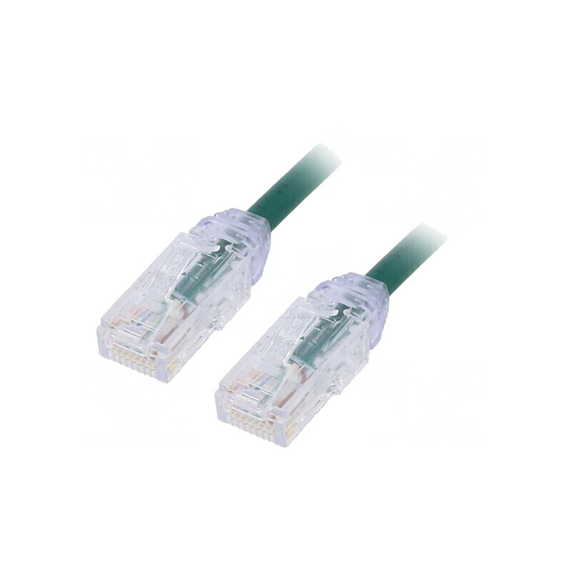 Patch Cord UTP Cat6a Verde 5m 28AWG | Electronic-mag.ro | Componente Electronice