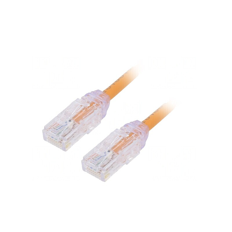 Patch Cord UTP Cat6a 5m Portocaliu | Electronic-mag.ro | Componente Electronice