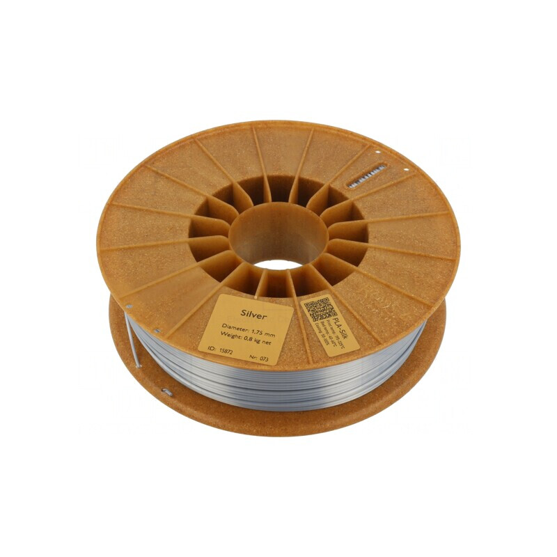 Filament PLA SILK 1,75mm Argintiu 800g | Electronic-mag.ro | Componente Electronice