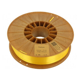 Filament PLA SILK 1.75mm Galben 800g | Electronic-mag.ro | Componente Electronice
