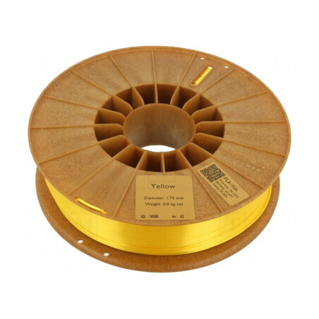 Filament PLA SILK 1.75mm Galben 800g | Electronic-mag.ro | Componente Electronice
